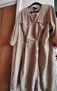 Tan Dress